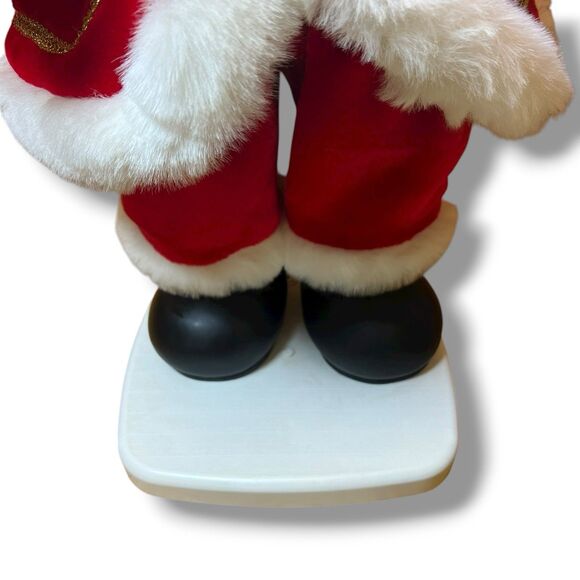 Santas Best Holiday Animation Santa Claus AA African American Motionette NO PLUG - Picture 9 of 11